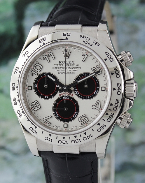 (image for) A ROLEX 18K MEN WHITE GOLD DAYTONA COSMOGRAPH - 116519